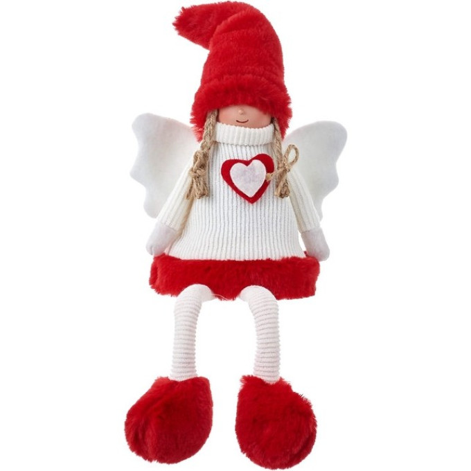 Фигура Ангел HOUSE OF SEASONS, 15х10х39 см, красный 83822